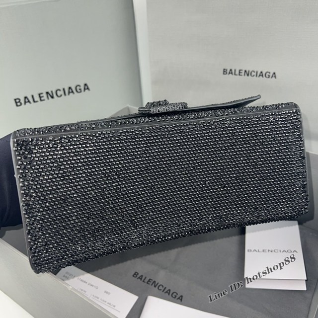 Balenciaga專櫃爆款燙磚重手工中號沙漏包手提包 巴黎世家Hourglass沙漏包 款號：8895 fyj1489